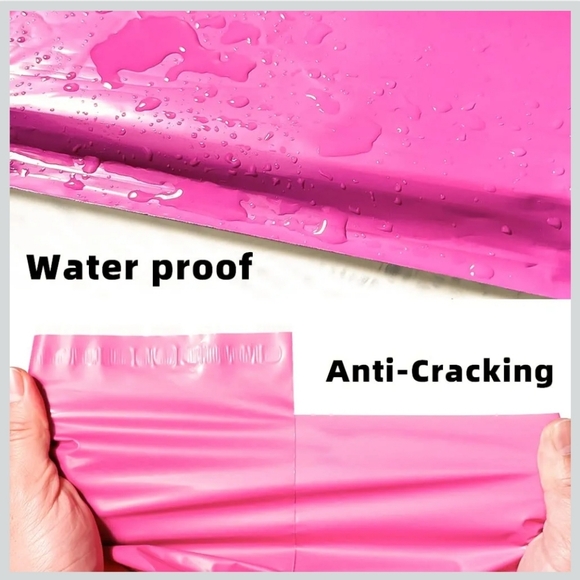 6x9 Poly Mailers - Ten PINK - New - Picture 3 of 3